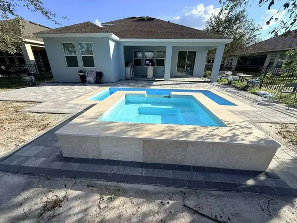 Pool + spa installed by Homery in Central Florida