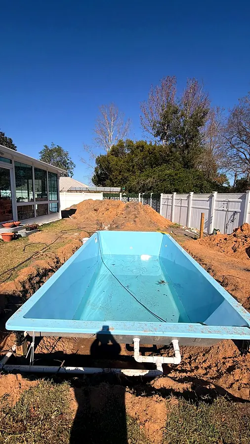 Filling and pavers, Key West K6 pool in Ocala, FL