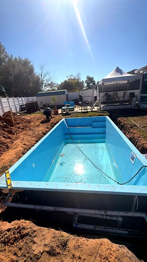 Filling and pavers, Key West K6 pool in Ocala, FL