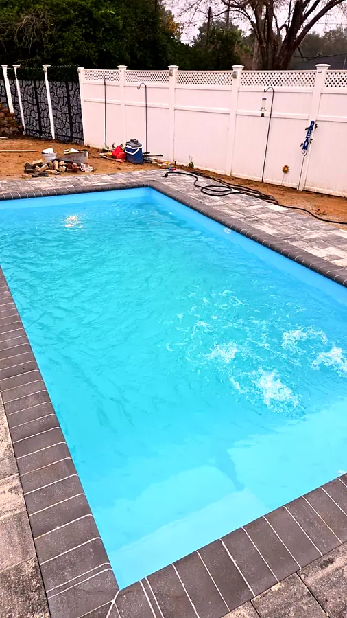 Filling and pavers, Key West K6 pool in Ocala, FL