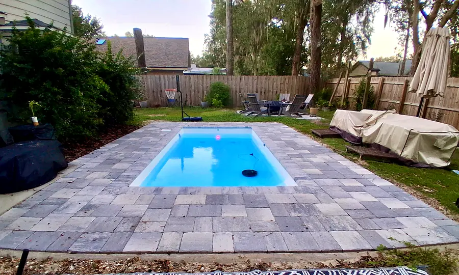 Terminada, piscina Key West K5 en Sanford, FL